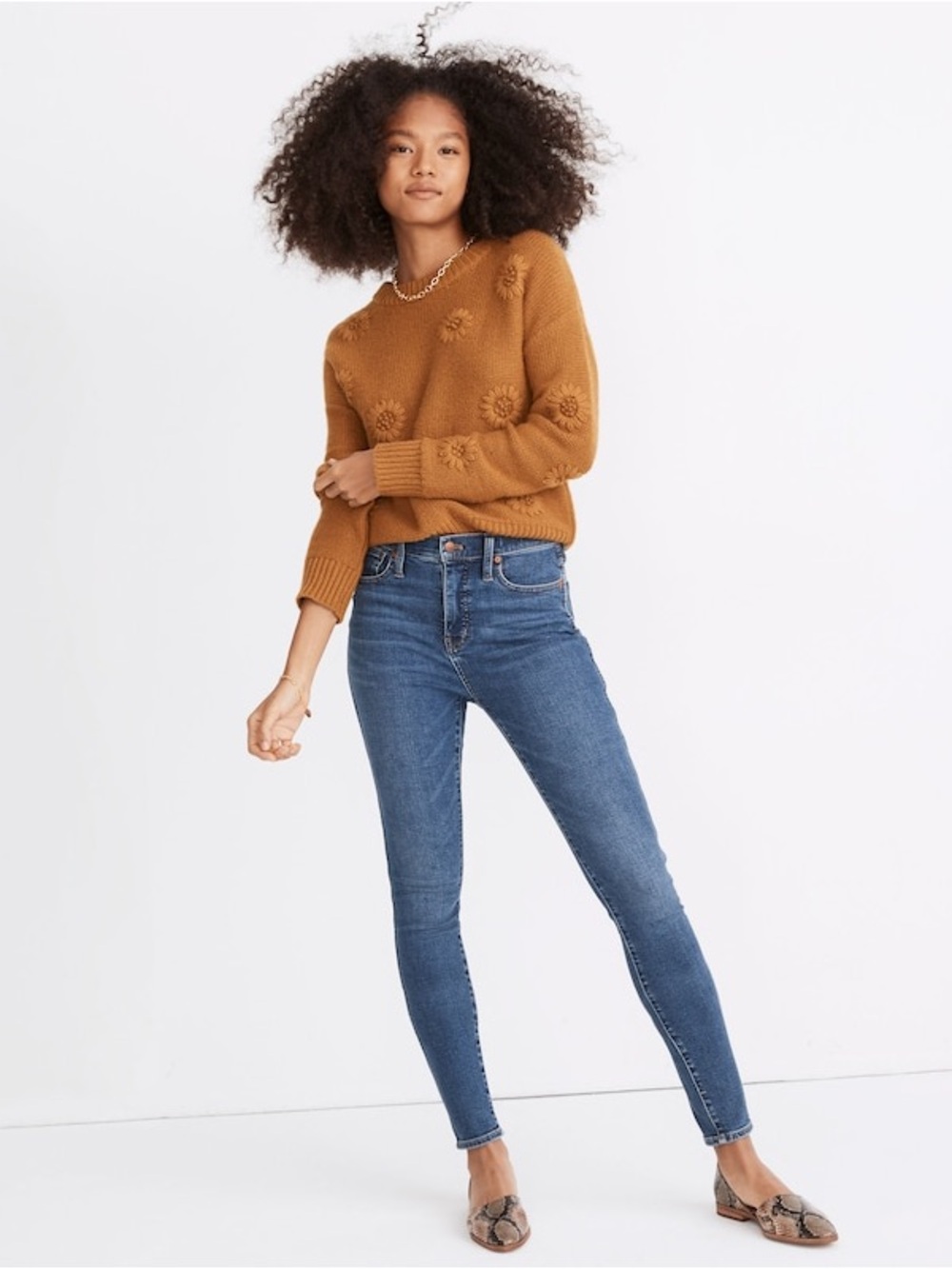 Madewell Petite 10" High-Rise Skinny Jeans in Wendover Wash: TENCEL Denim